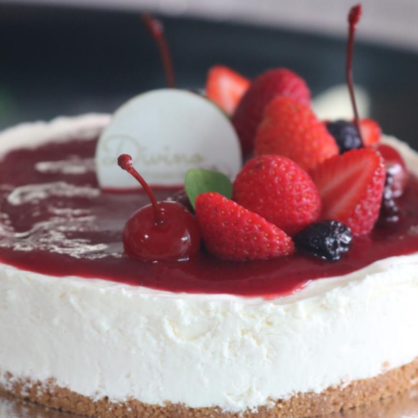 Cheesecake morango ou frutas vermelhas