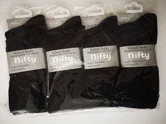 Thumbnail: NIFTY 3 PACK SCHOOL SOCKS