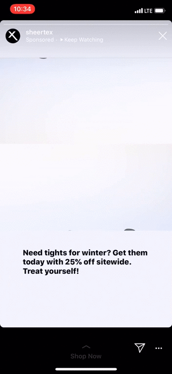 sheertex Black Friday Insta Ad