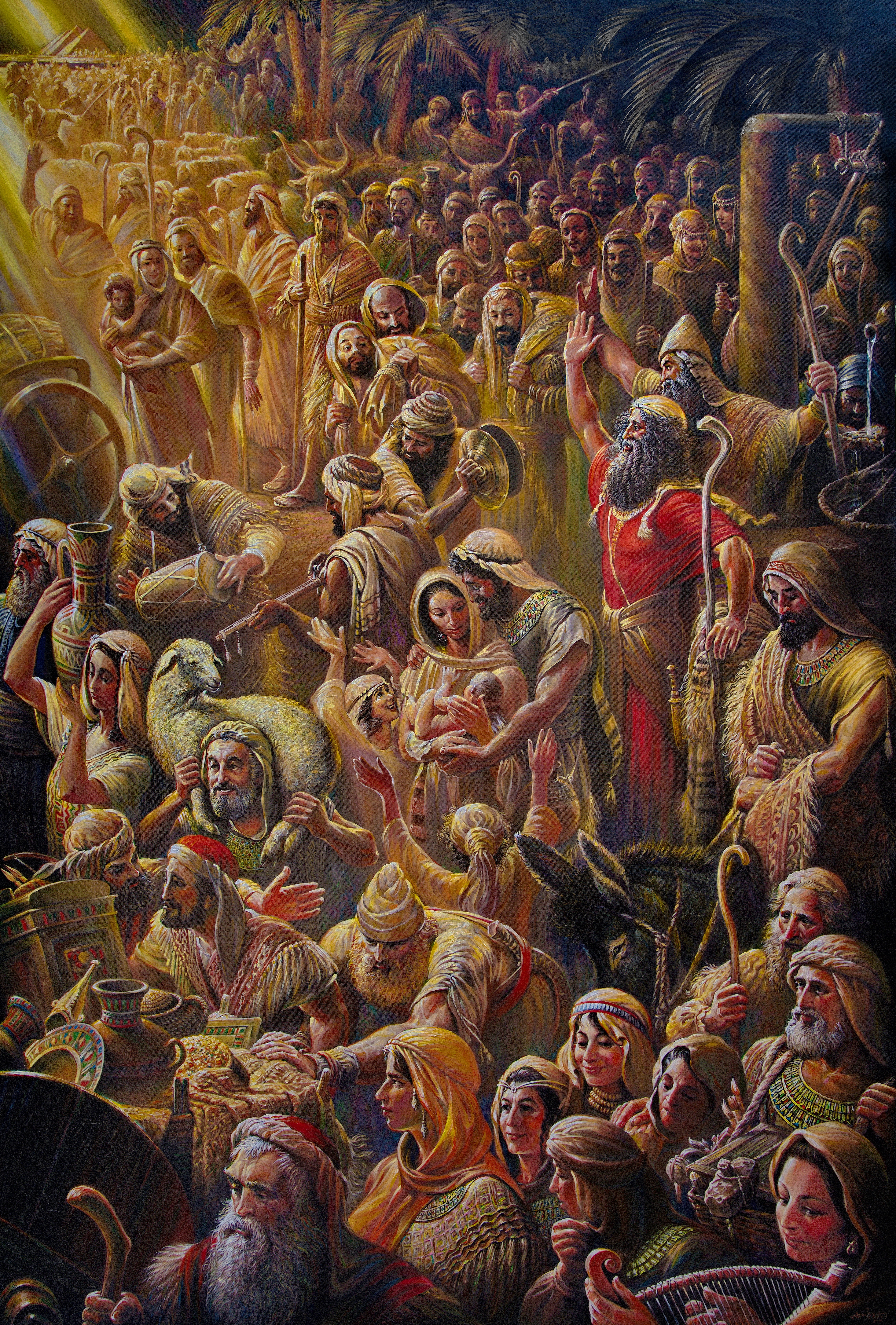 Born free from slavery. Exodus.