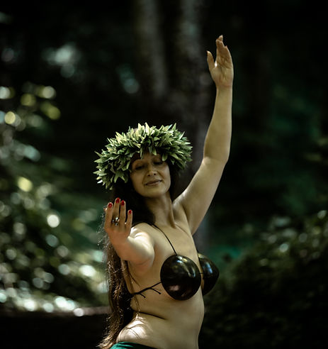 Position danse tahitienne