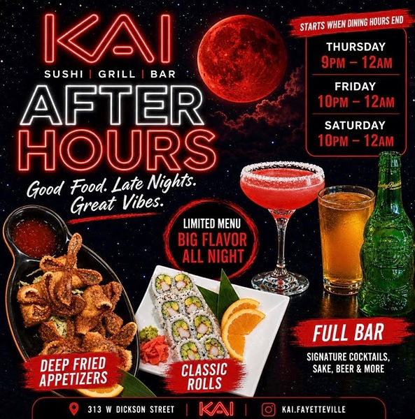 After Hours Time and Specials
