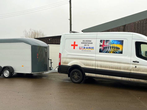 Debon Roadster C700 Trailer Delivering Vital Humanitarian Aid to Ukraine