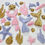 Thumbnail: Edible Mermaid Cake Topper Pink Purple Gold