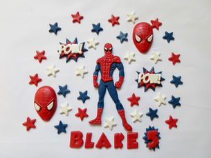 Swing into Action with Our Amazing Spider-Man Cake and Cupcake Toppers!