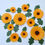 Thumbnail: Edible Sunflowers Leaves. Fondant Sugar Sunflowers