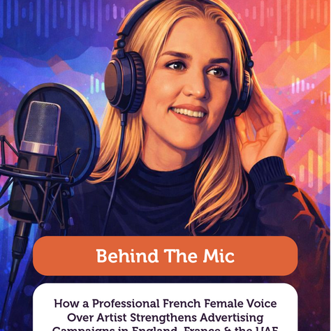 How a Professional French Female Voice Over Artist Strengthens Advertising Campaigns in England, France & the UAE
