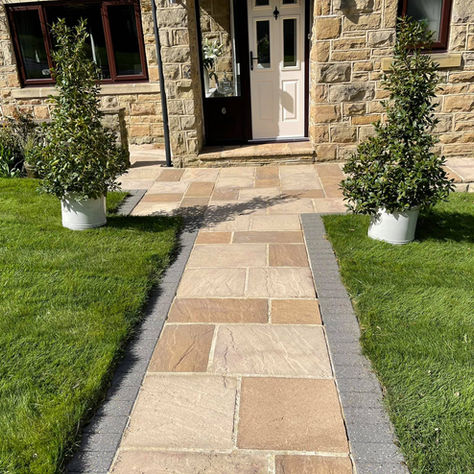 Flagstone Patio and Pathway Cleaning in Yorkshire and Lancashire