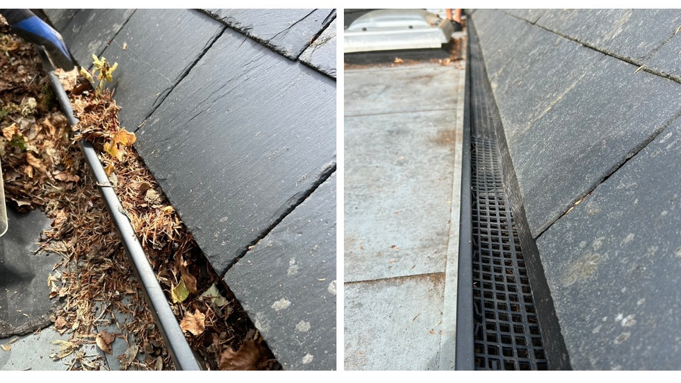 gutter cleaning Farnham, Petersfield, Haslemere, Alton and Portsmouth