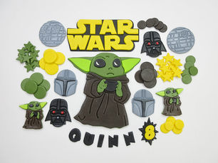 Bring the Force to Your Bakes with The Cake Fairy Crafts Star Wars Fondant Cake Toppers!