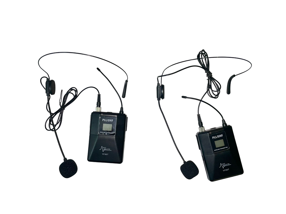 Miniatura: AM-YF88R/YF88H-H | MICROFONO INALAMBRICO DOBLE DE DIADEMA