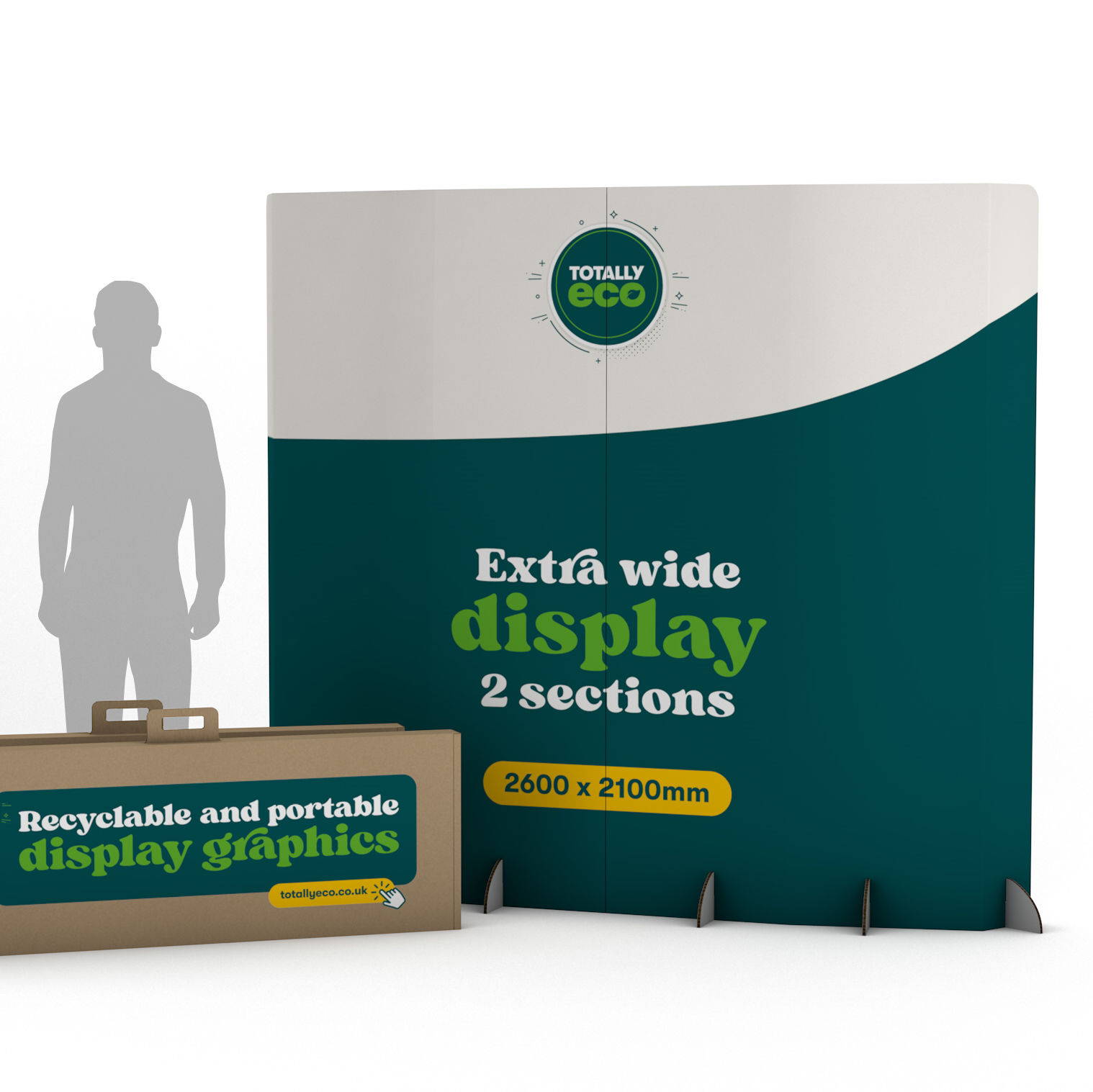 Extra wide display (2 sections)