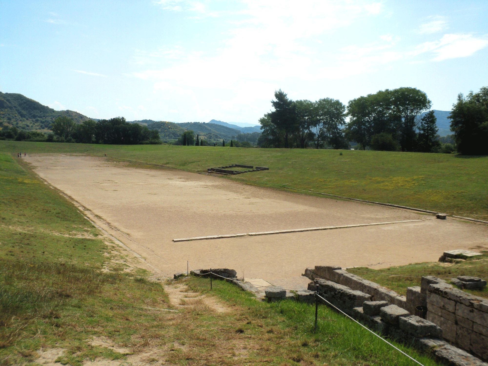 Ancient Olympia Olympics Race Track