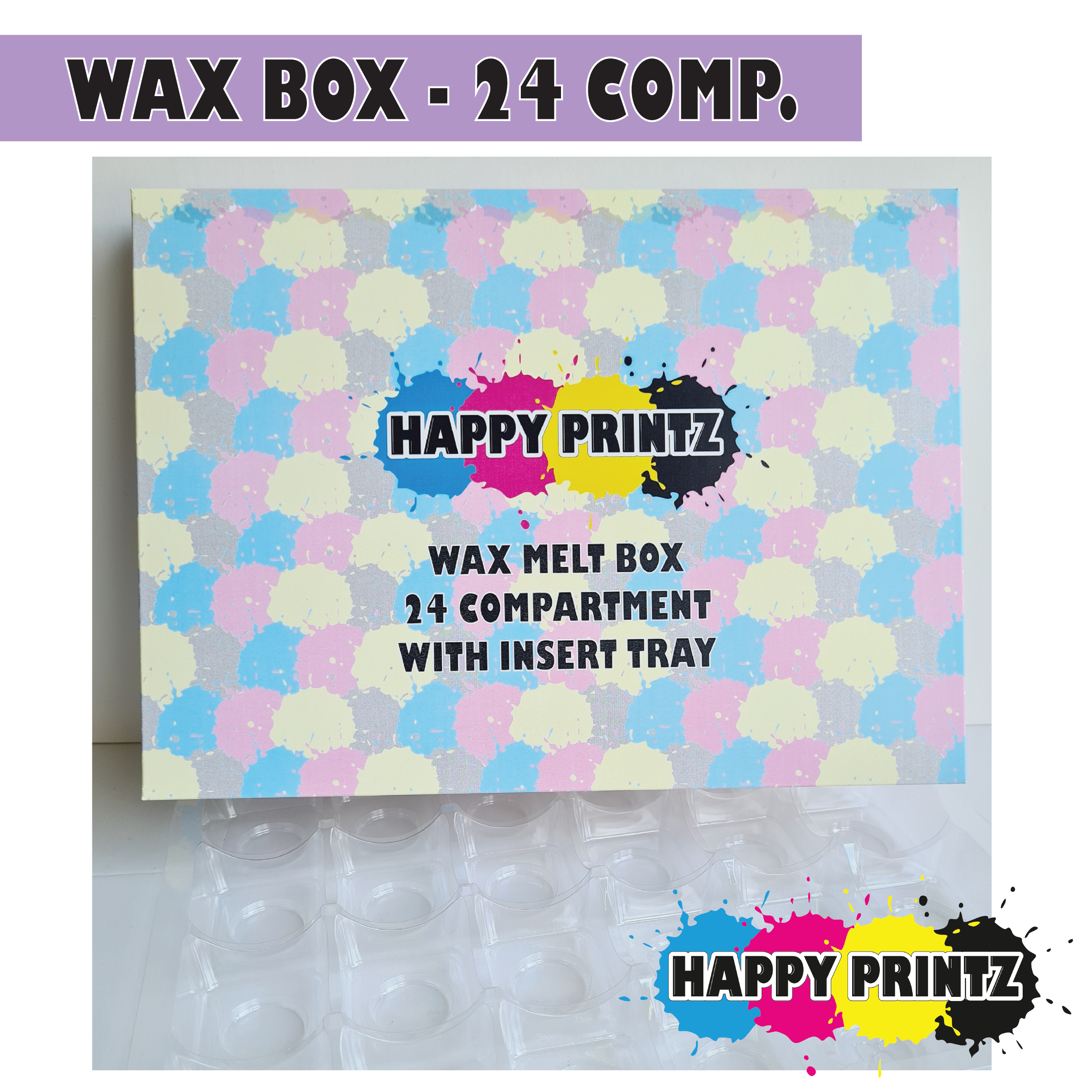 Wax Melt Box - 24 Compartment