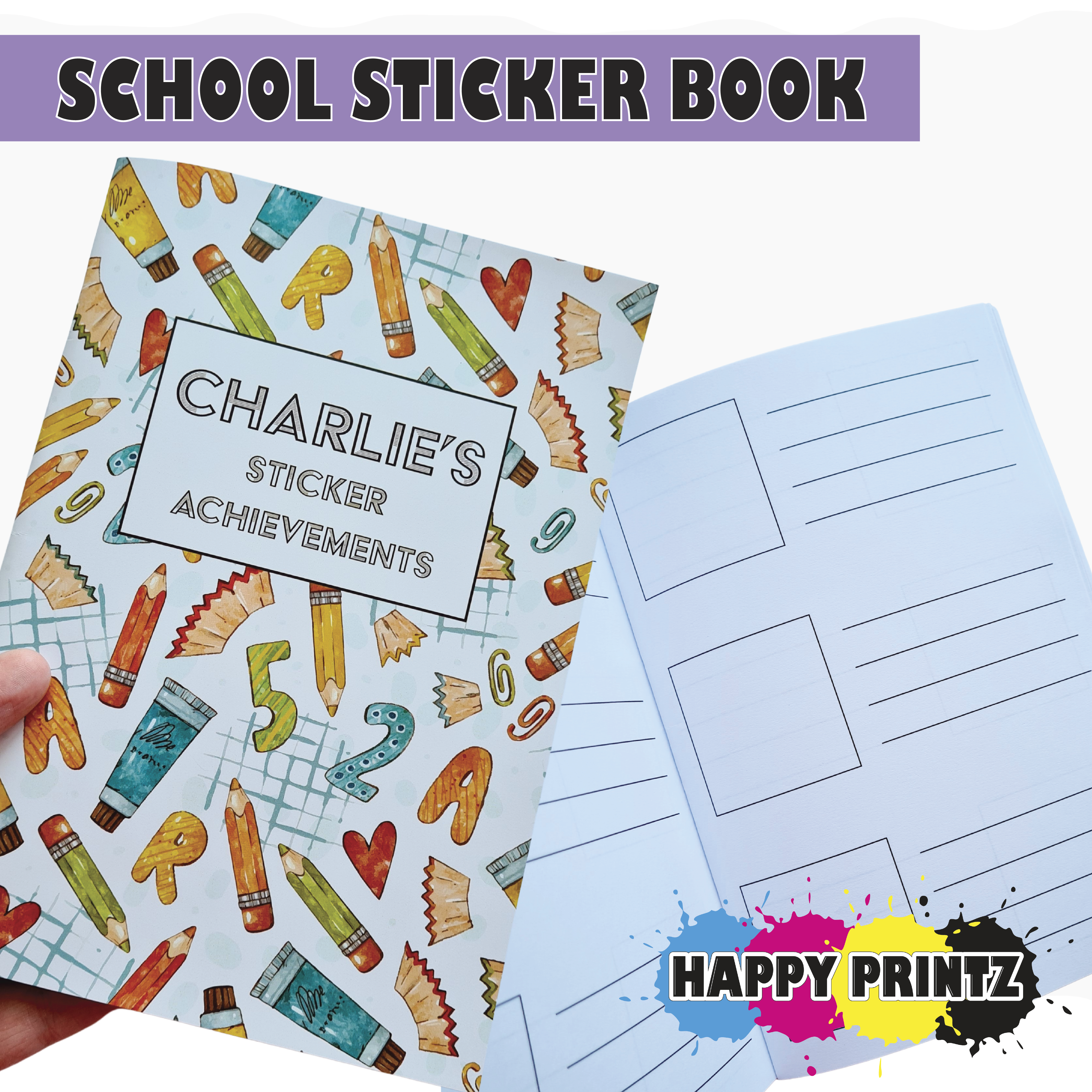 School Sticker Book