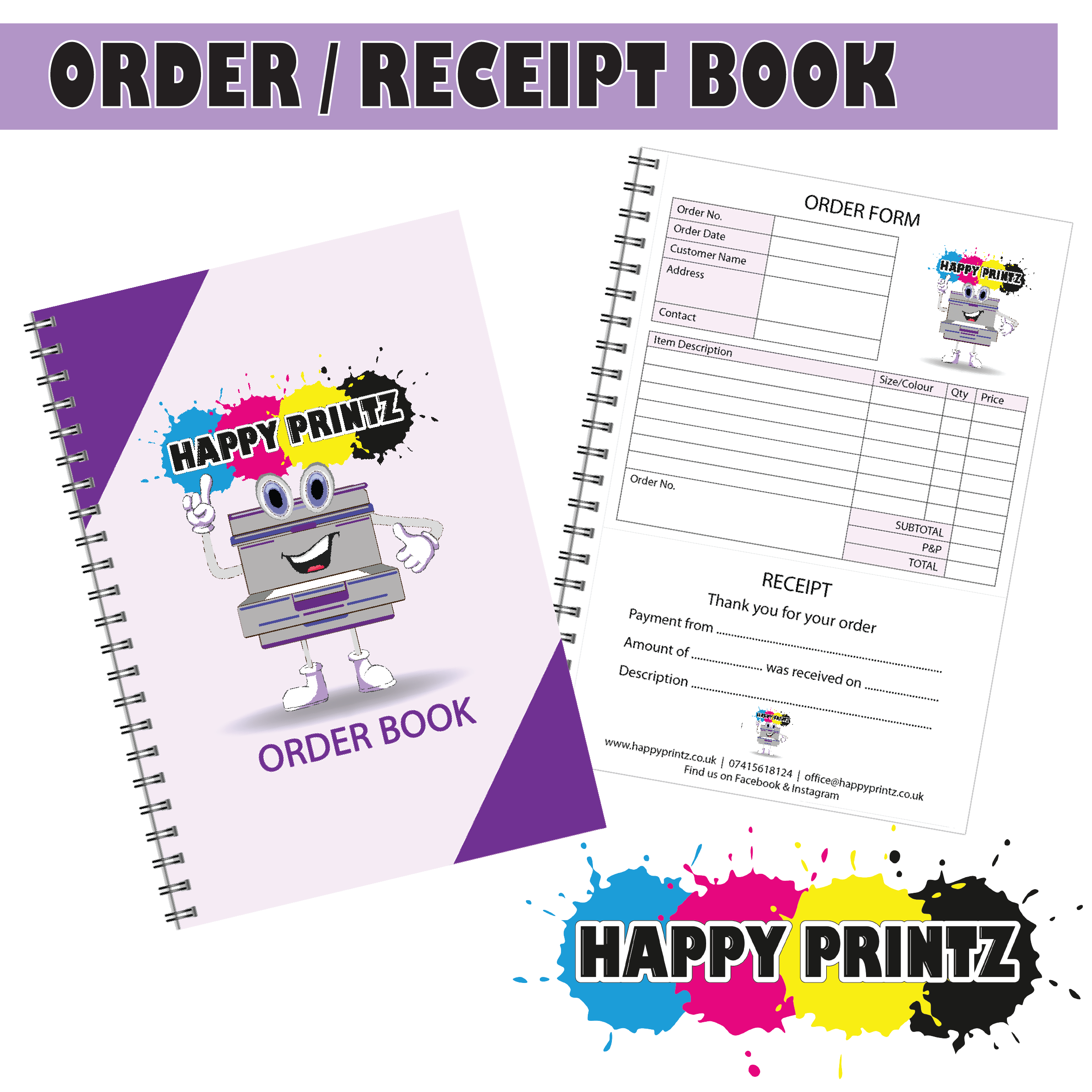 Order / Receipt Book