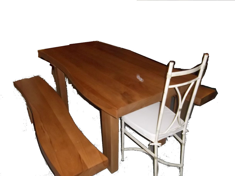 table en bois massif moderne