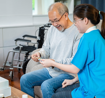 woman-nurse-caregiver-show-prescription-drug-senior-man-nursing-home-doctor-with-physician