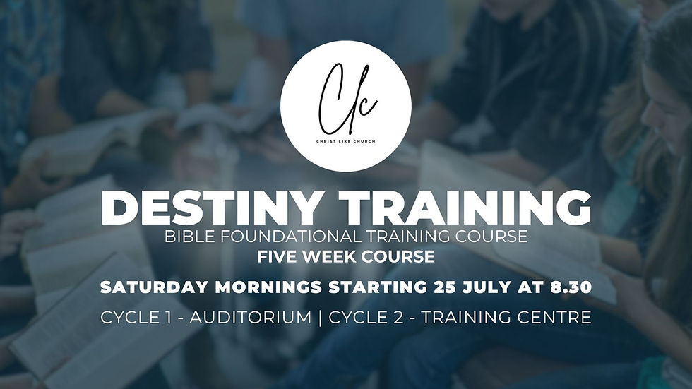 Destiny Training - Foundational Bible Course