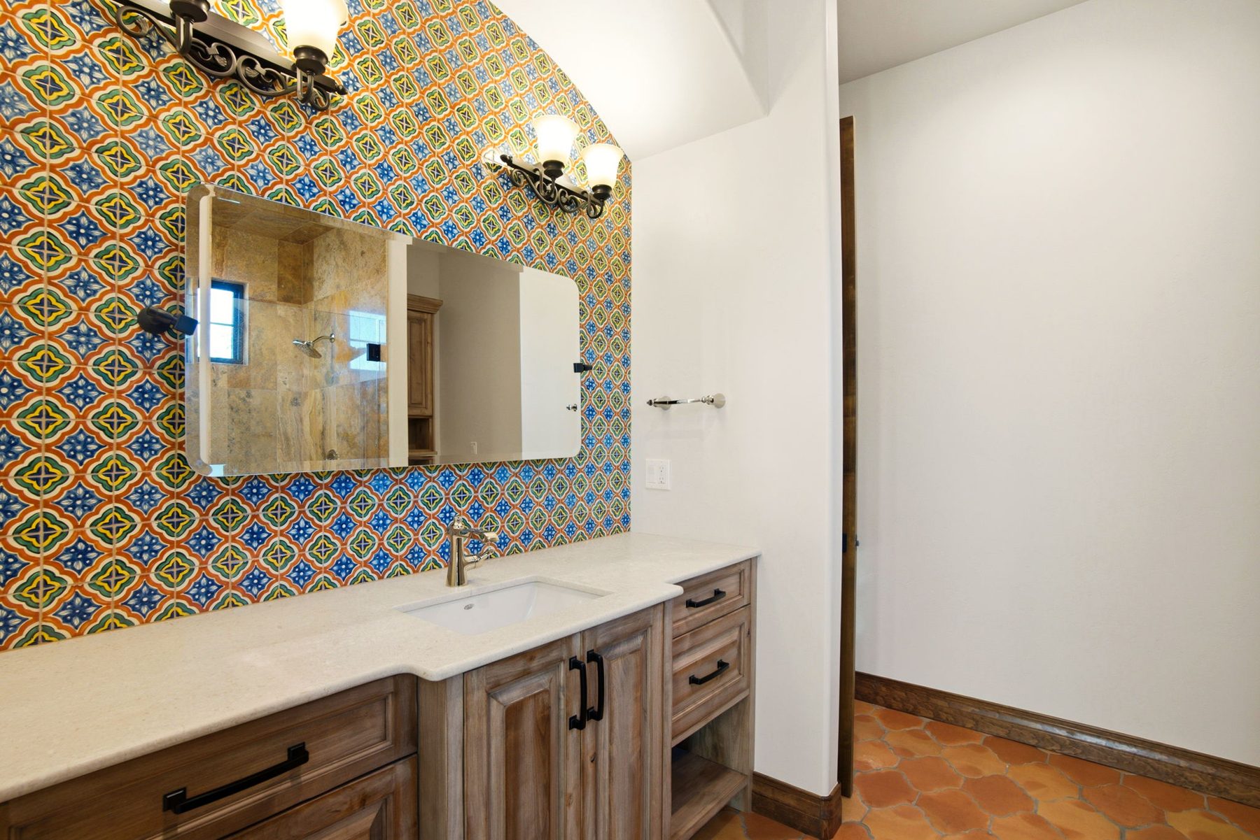 Powder bath, North Valley Hacienda, Albuquerque