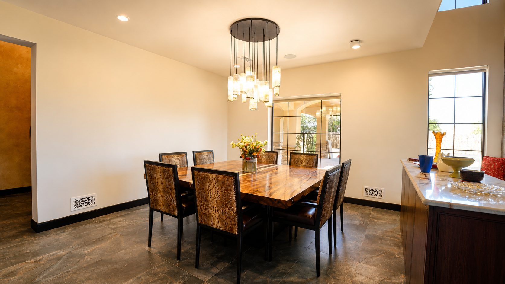 Dining room, Contemporary Tuscan, Albuquerque