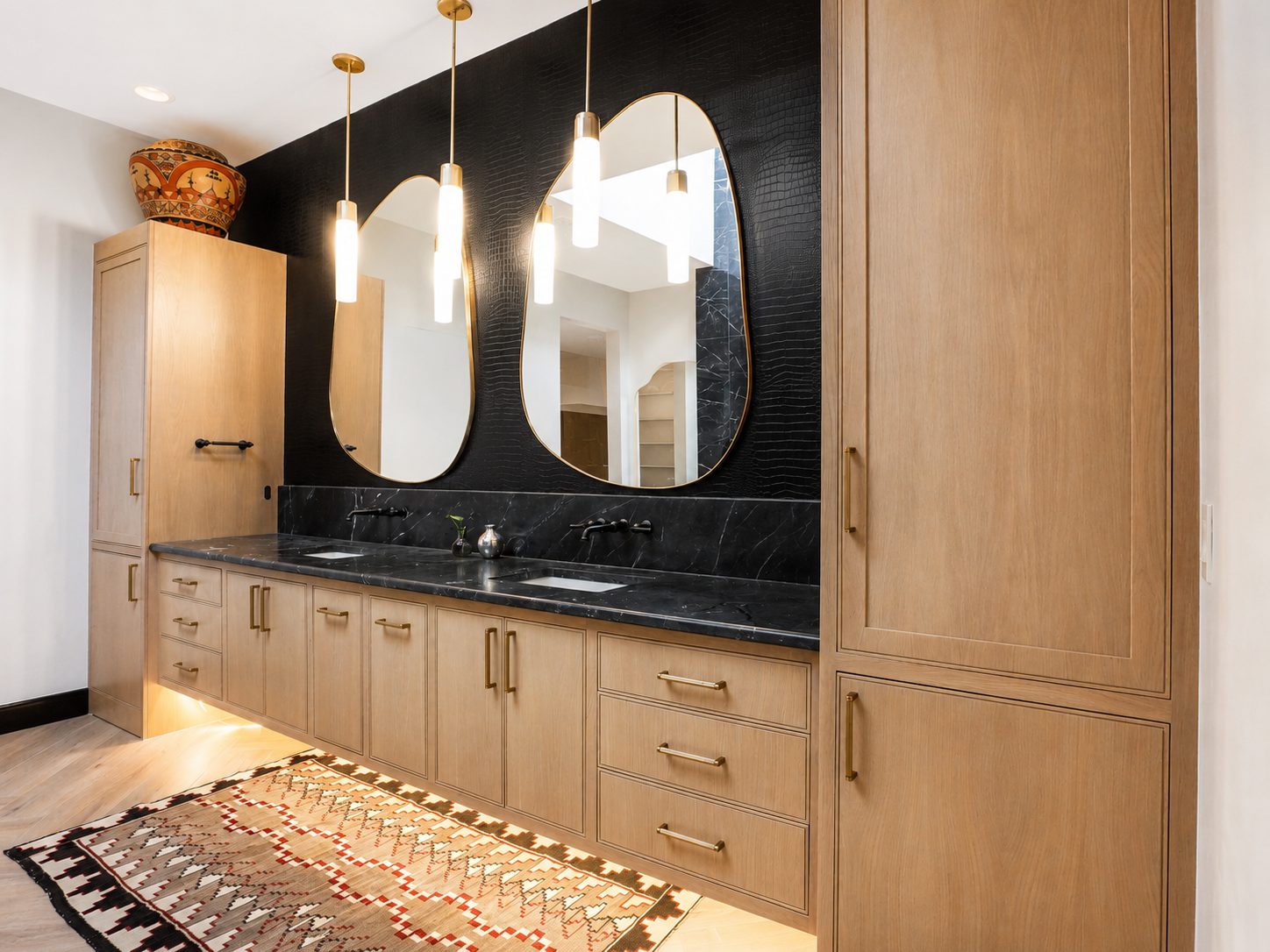 Vanity wall, Contemporary Tuscan, Albuquerque