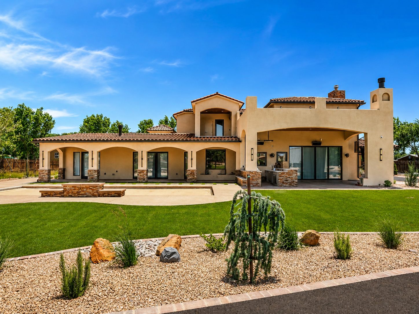Exterior, Contemporary Tuscan, Albuquerque