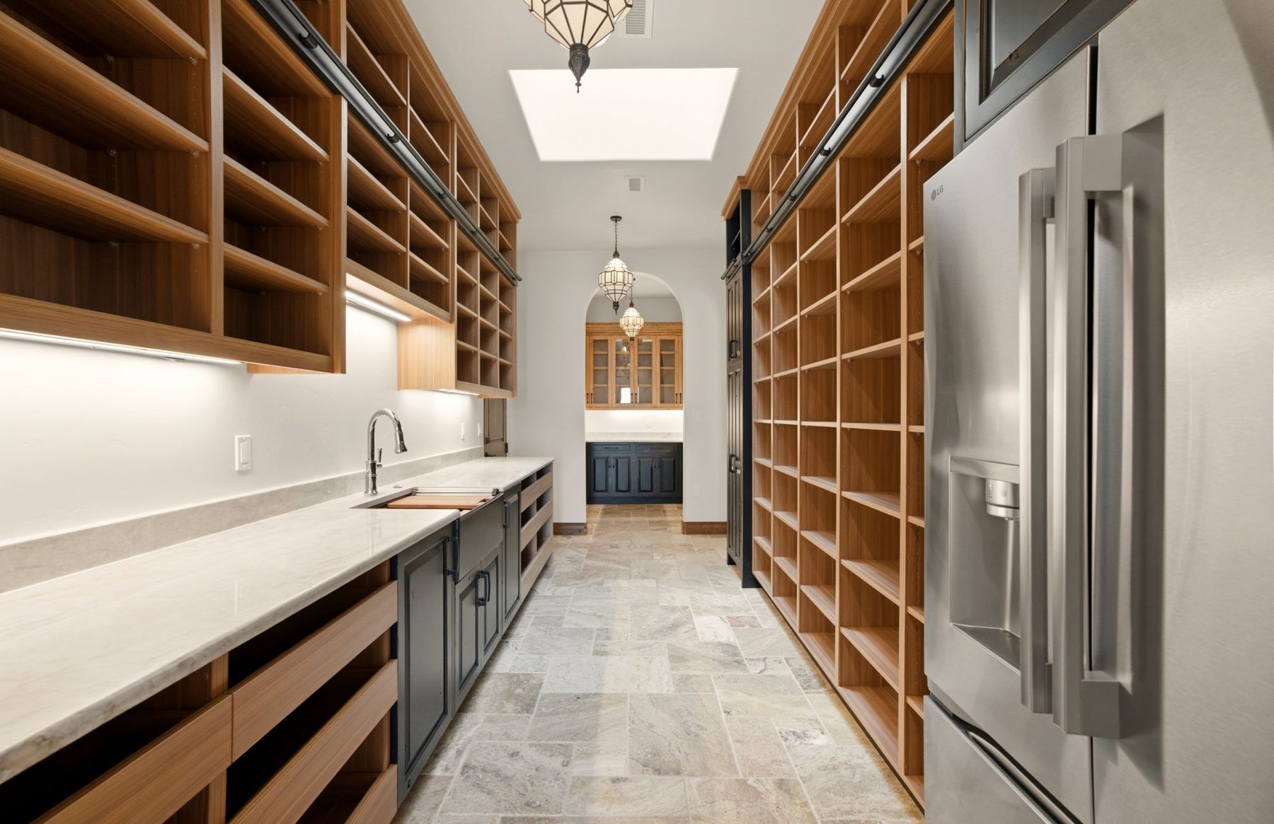 Butler pantry, North Valley Hacienda, Albuquerque