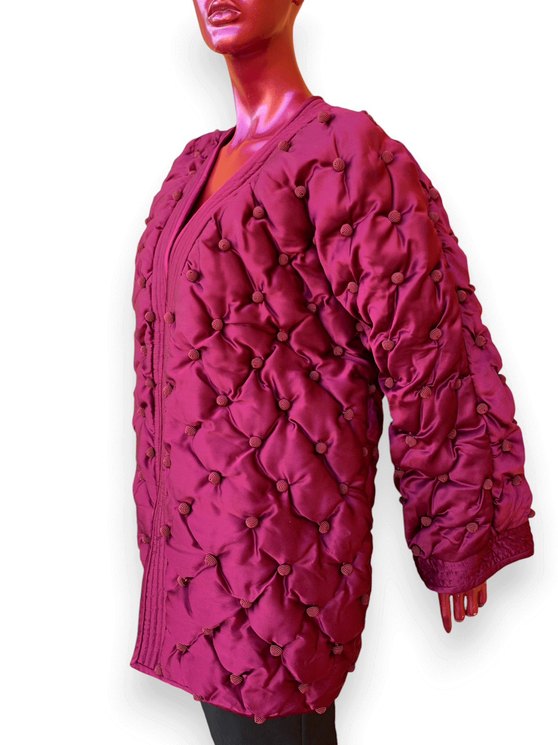 Valentino vintage silk puffer jacket