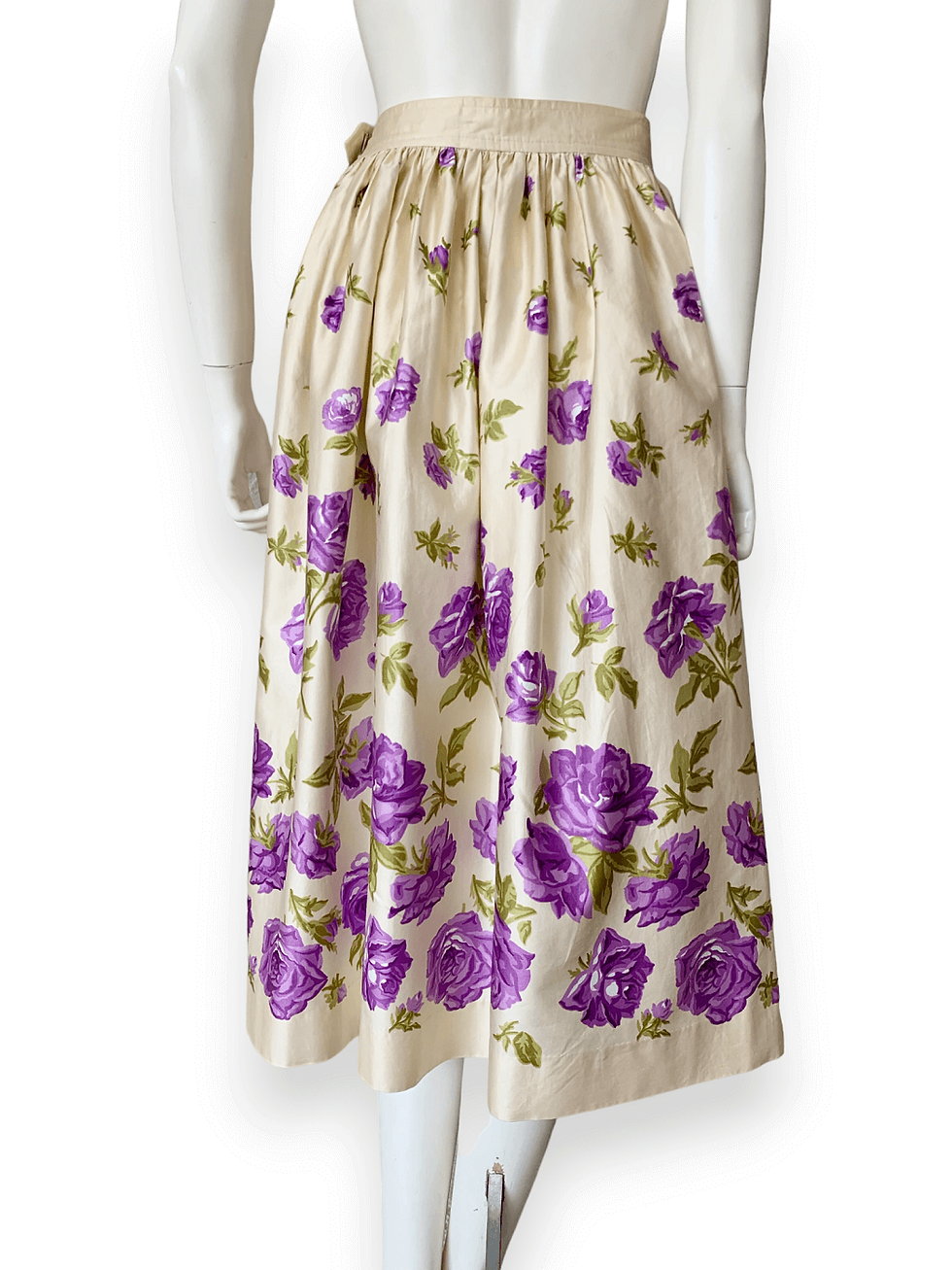Thumbnail: Yves Saint Laurent 1970s Russian Ballet Floral Midi Skirt