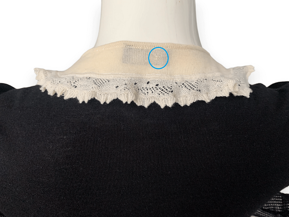 Thumbnail: chanel vintage black ivory sweater top