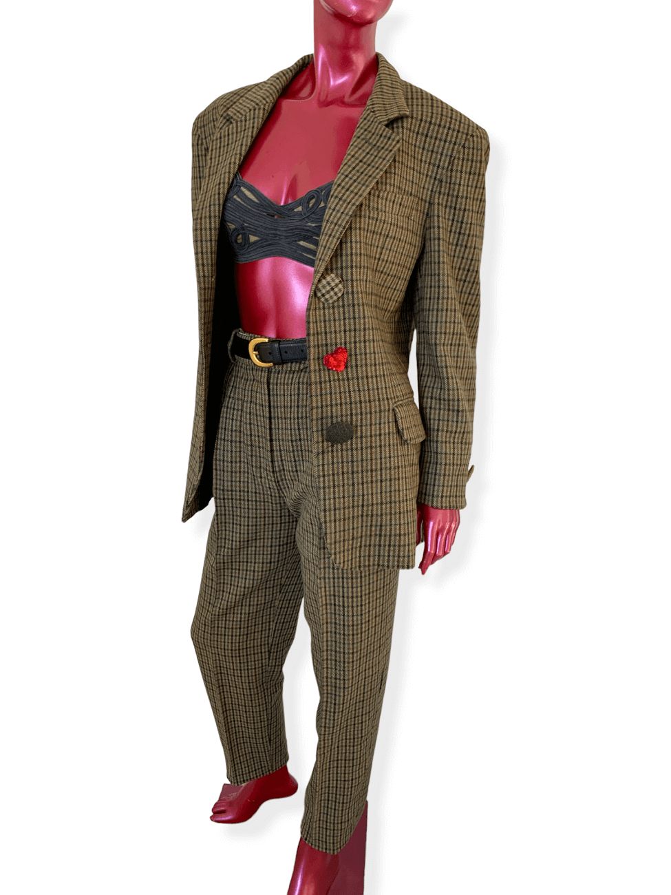 Thumbnail: MOSCHINO COUTURE Vintage 90s Expensive Jacket Trousers Suit