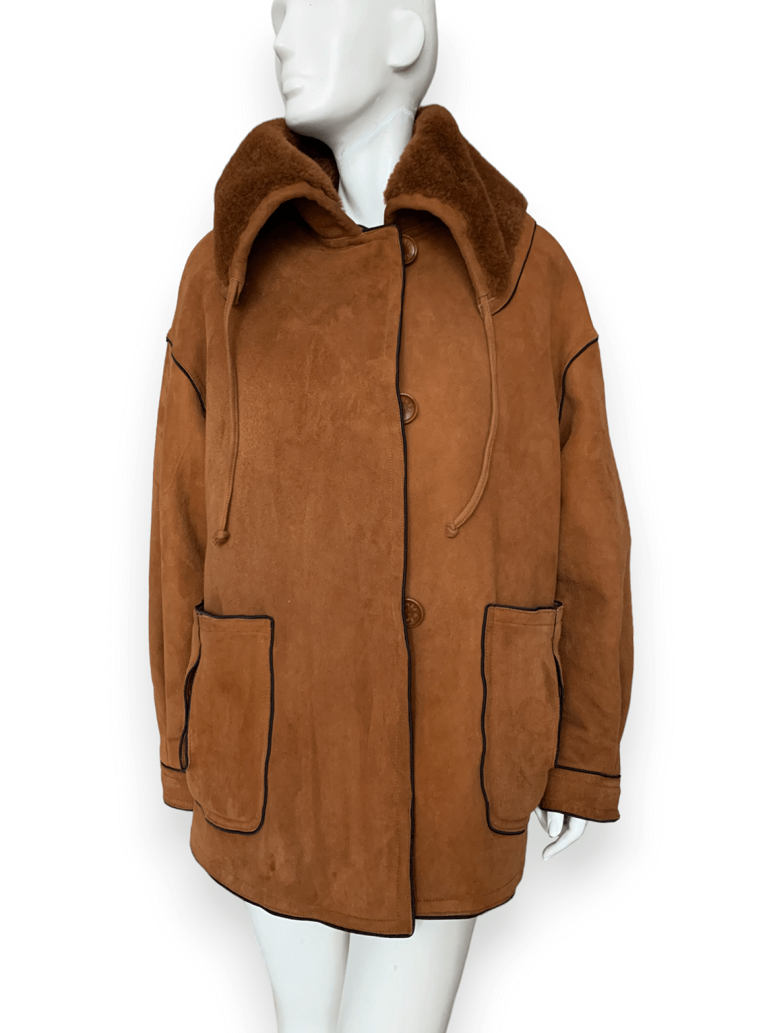 Fendissime shearling coat