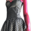 Thumbnail: Jean Paul Gaultier Striped Corset Bustier Flared Dress