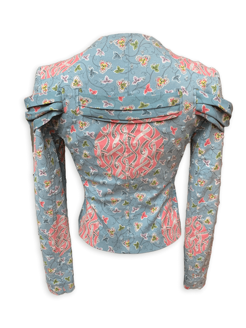 Thumbnail: Christian Dior by John Galliano 1990s Blue Floral Denim Jacket