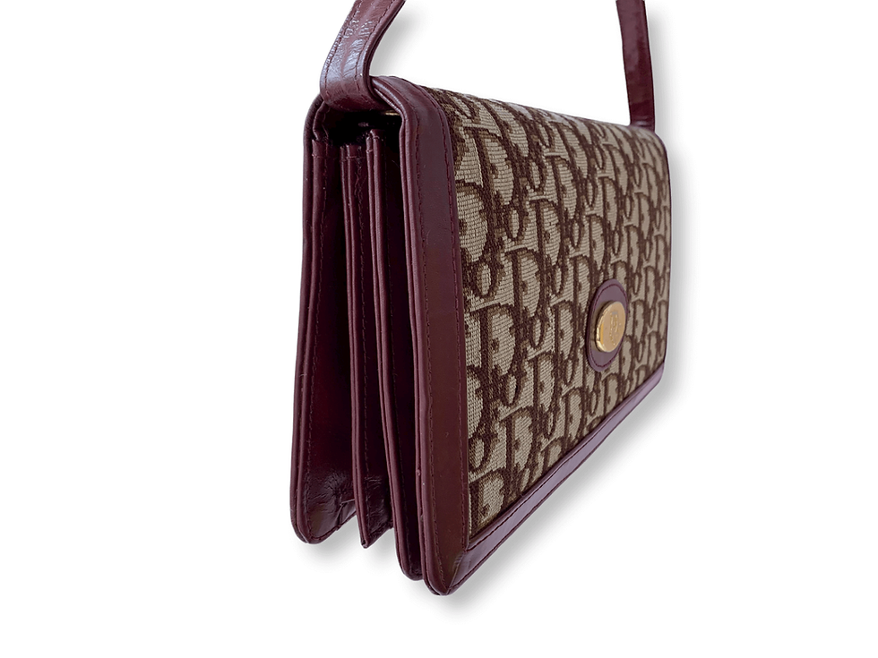 Thumbnail: dior 70s shoulder bag monogram