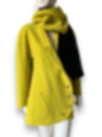 chanel haute couture Green coat shawl set