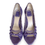 Thumbnail: Christian Dior Leather Textile Woven Heels Pumps