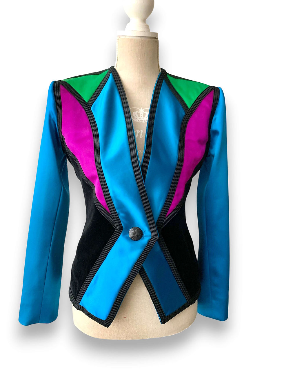yves saint laurent 1988 multicolor jacket