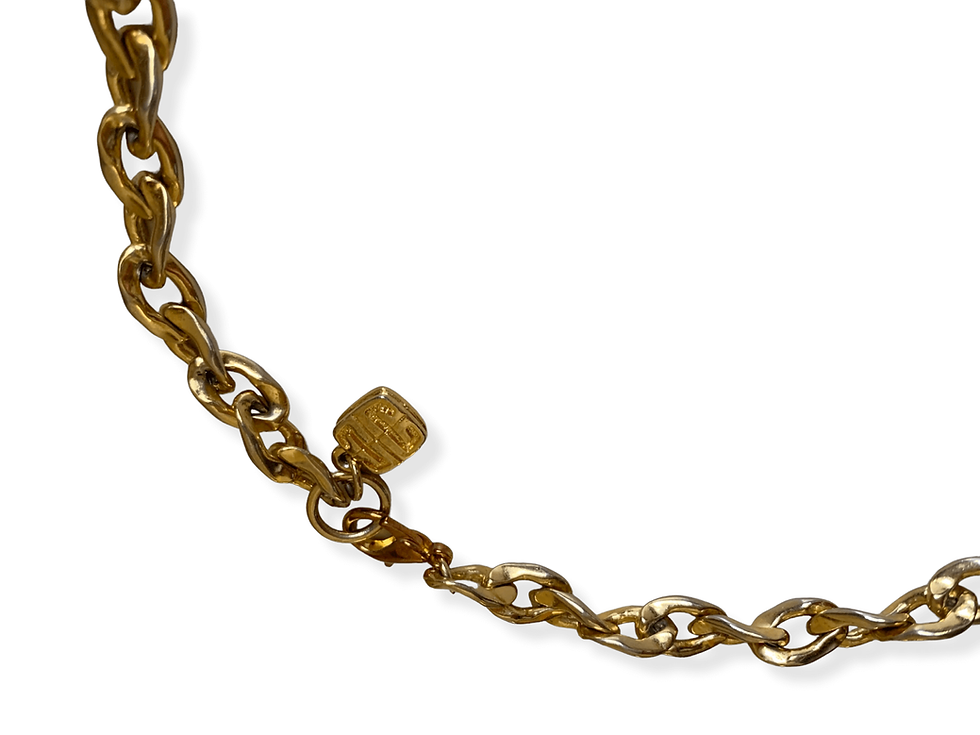 Thumbnail: Givenchy Vintage Perfume Bottle Charms Necklace