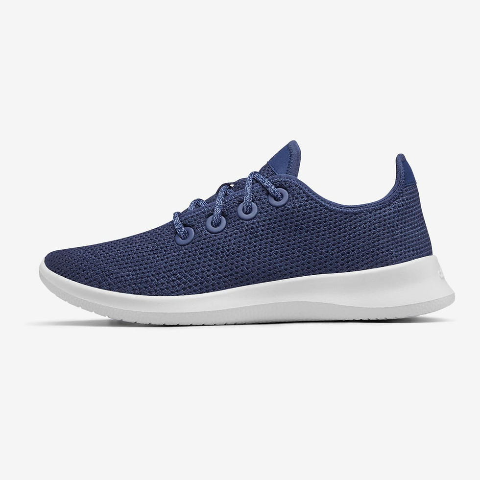 Миниатюра: Allbirds Tree Runners Marine Blue Женские беговые кроссовки