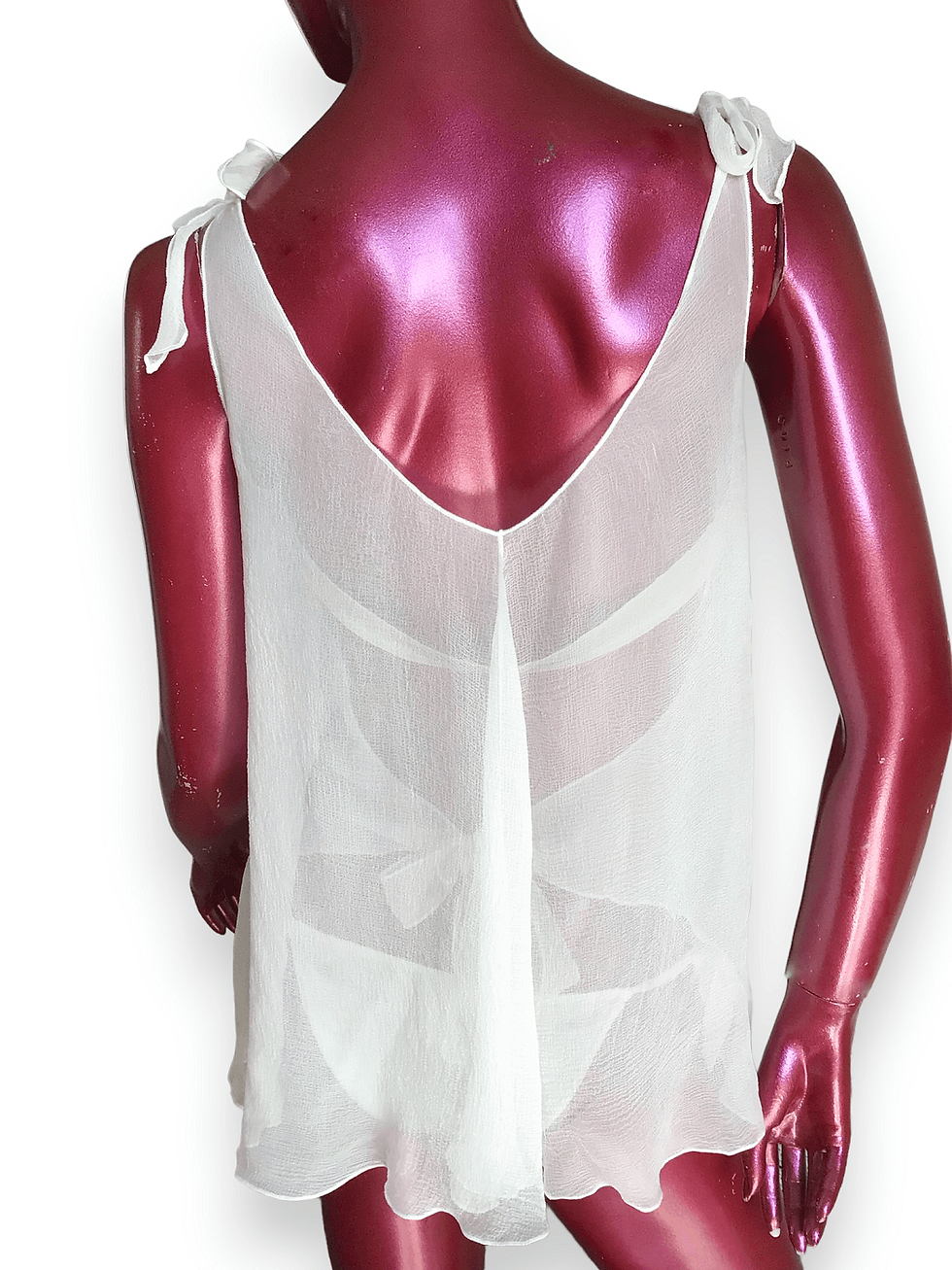 Thumbnail: La Perla Vintage Ivory Silk Lingerie Set