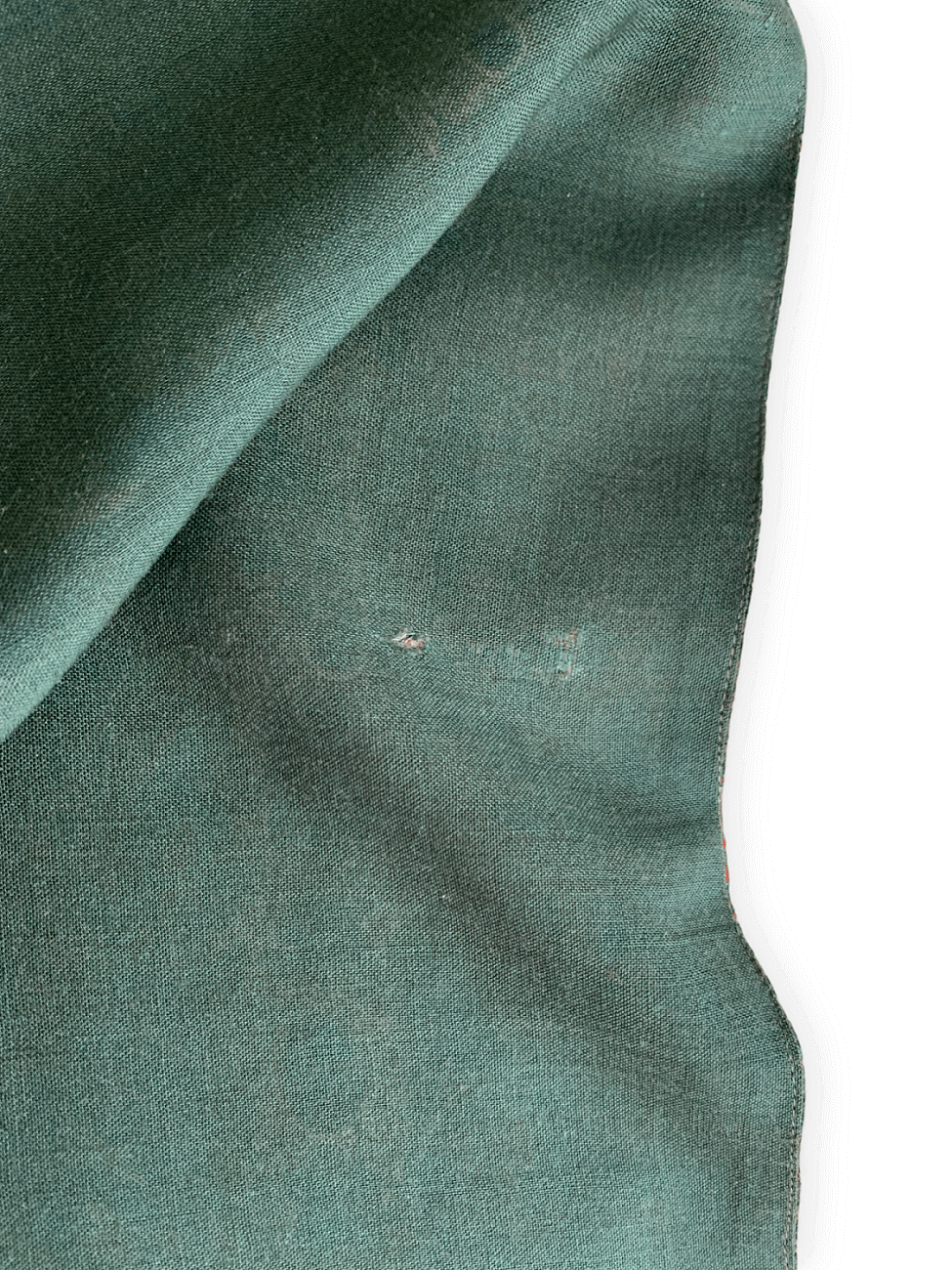 Thumbnail: Chanel Wool Silk Paisley Print Green Scarf