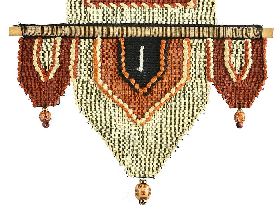 Thumbnail: Varunavi Handloom Ganesha Wall Hanging Tapestry