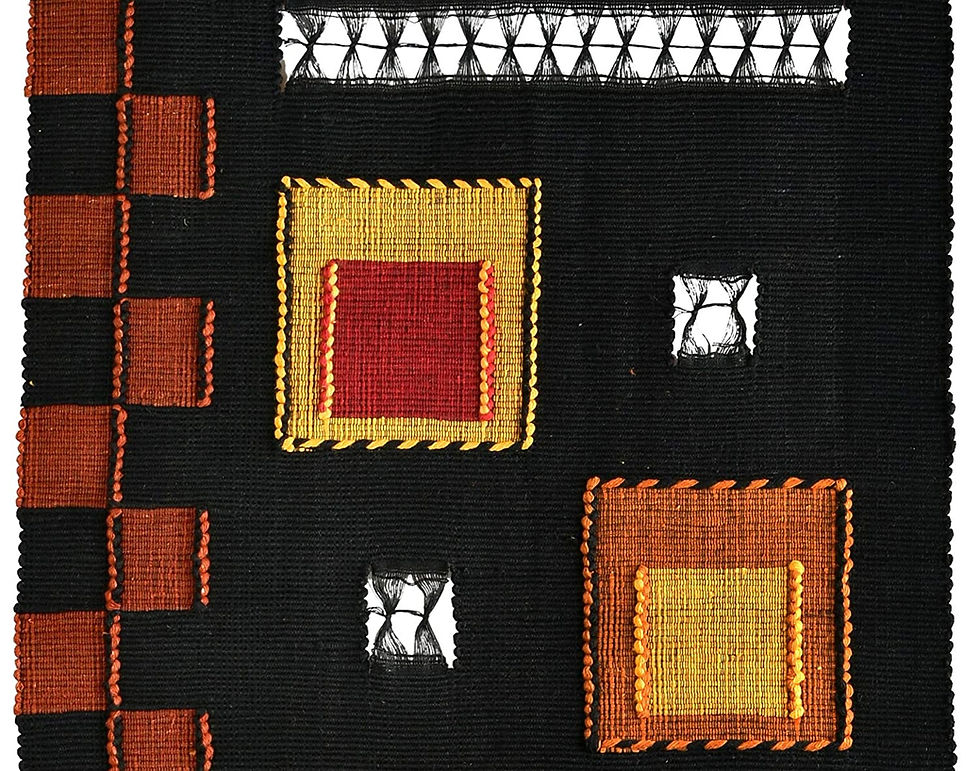 Thumbnail: Varunavi Handloom Window Wall Decor Tapestry
