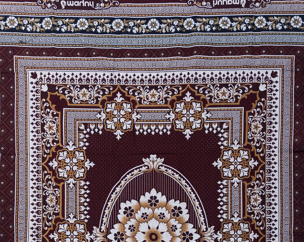 Thumbnail: Varunavi Solapur Chaddar Floral Carpet Single Blanket