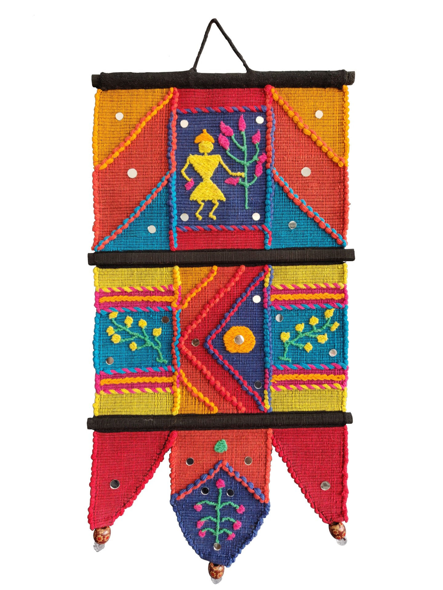 Varunavi Handloom Warli Home Decor Wall Hanging  Tapestry