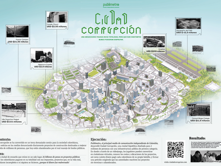 Ciudad Corrupción: El desvío de recursos públicos en Colombia impide su construcción