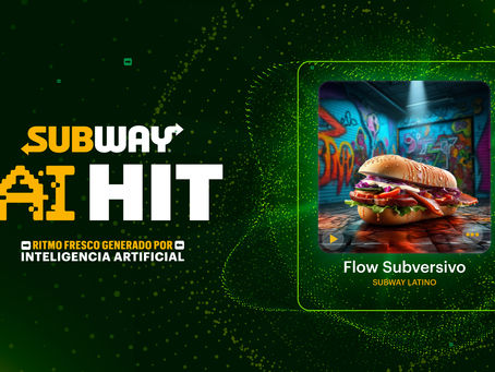 ¡Comida, hits e IA! Subway lanzó una canción creada por inteligencia artificial sobre sus productos