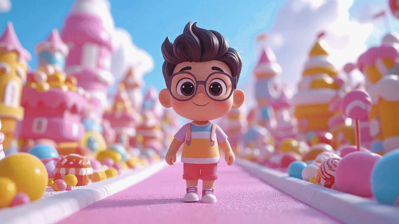 Prompt: The adorable kid runs towards the camera; reference image generated on Firefly.